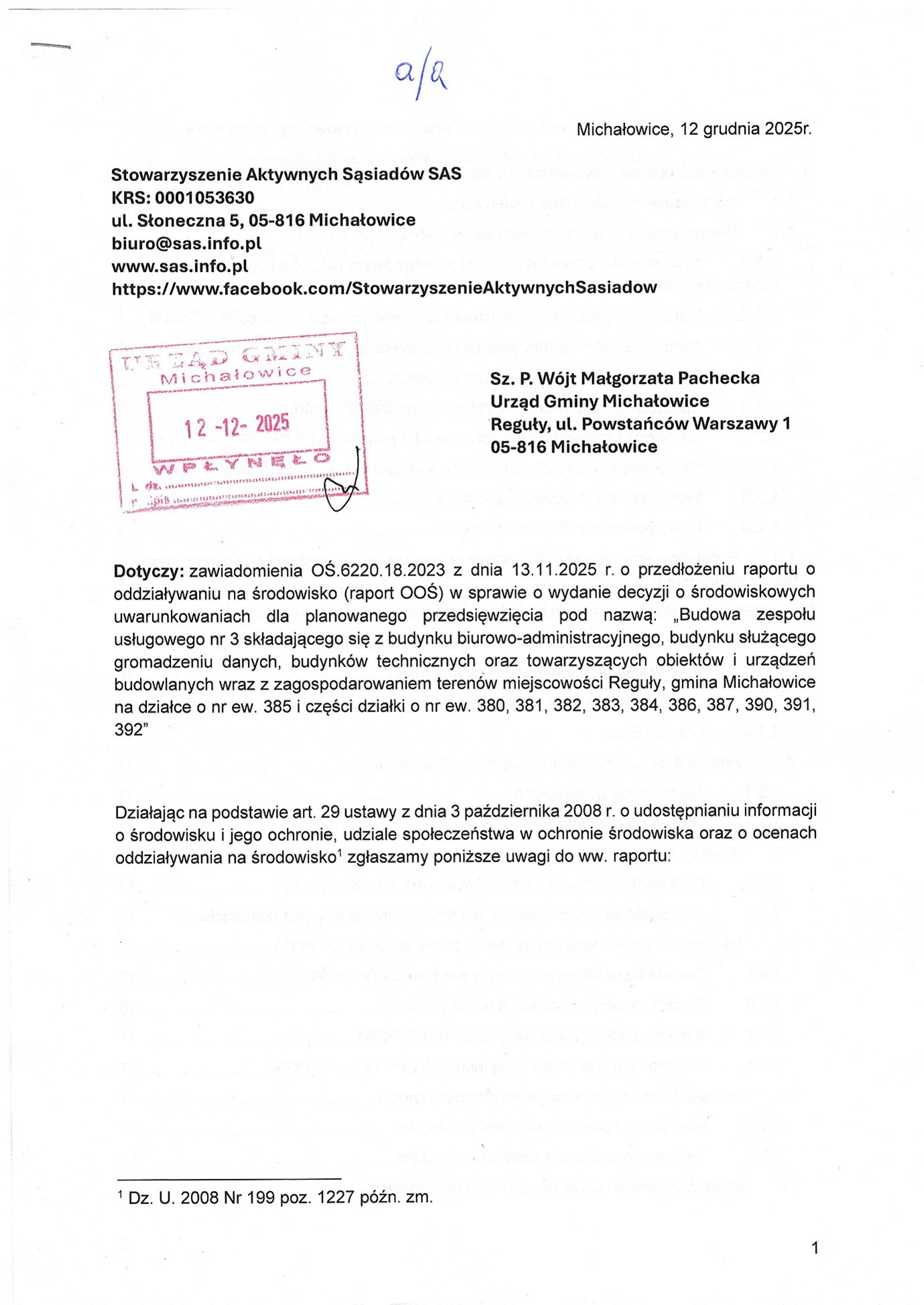 Uwagi Formalne (środowisko)