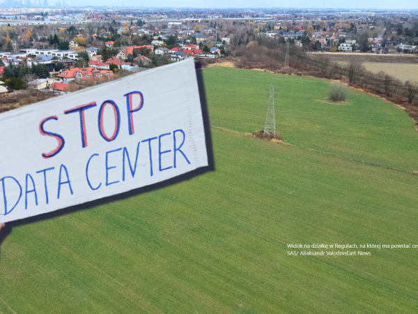 W okolicach podwarszawskich Reguł i Michałowic amerykański inwestor planuje postawić ogromne centrum danych. Lokalni mieszkańcy walczą, by budowę powstrzymać.